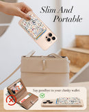 Shorogyt Compatible with Magsafe Wallet for Women, Watercolor Flower photo 2