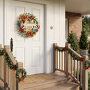 16 inch Prelit Christmas Wreath with LED Lights for Front Door Decoration — 7