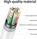1Ft Short USB A to C Cable for Apple Carplay Cable for iPhone 17/17 Air/16/16e/15 Pro Max Plus Car Charger Charging Cord 4
