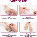 Ball-of-Foot Cushions for High Heels Sandals Women - Bukihome 2-Pair Metatarsal Pads for Forefoot Pain Relief - Invisible Gel Shoe Inserts Non-Slip Prevent Foot Sliding Forward (Clear) 6