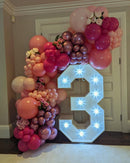 Pink Balloon Arch Kit, 152Pcs Hot Pink Metallic Pink Shades of Pink and Confetti Balloon Garland kit, Different Size Balloons for Girl Birthday Baby Shower Princess Wedding Party Decorations — 4