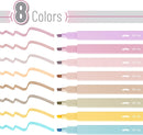 Mr. Pen- Aesthetic Highlighters No Bleed, 8 Pack, Assorted Colors | Chisel Tip, Cute Highlighters Assorted Colors for Journaling, Highlighting, Underlining, Fast Dry, Back to School Supplies | Neutral Colors — 2