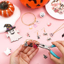 MARFOREVER 40 Pcs/20 Pairs Pink Halloween Charms for Jewelry Making — 6