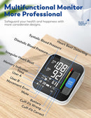 Blood Pressure Monitors for Home Use Upper Arm, Accurate Cuff 8.7”-15.7” Monitor with Large Backlight Display 2 Users 240 Sets Memory & HR Detection, Digital BP Machine with Carrying Case — 5