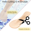 2 Pairs 3/4 Gel High Heel Insoles and 2 Pairs Heel Grips, Self-Adhesive Arch Support. Relieves Foot Pain, Fits Pumps, Sandals, Dress Shoes, Flats, Sneakers (Apricot, Women's 5-9) — 5