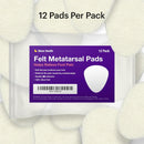 12-Pack Metatarsal Foot Pads for Pain Relief - 1/4” Thick, Ball of Foot Cushions for Women and Men, Forefoot and Sole Support, Metatarsalgia Mortons Neuroma. Metatarsal Pads Ball of Foot Cushions. 6