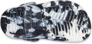 Crocs Kids Classic Watercolor Marbled Clog – Black/White — 3