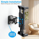 OHLPRO Universal Tablet Wall Mount Holder for 4.7-13 inch Tablet Smartphone eReader, 360° Adjustment Compatible with iPad, iPhone, Kindle Fire HD, Galaxy Tab, Switch, Drilled Screw Mounting photo 6