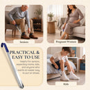 HOUNDSBAY Metal Shoe Horn Long Handle for Seniors, Heavy Duty Shoehorn | navy — 7