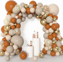 Amandir 153pcs Burnt Orange Balloon Garland Arch Kit Different Sizes — 5