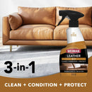 Weiman Leather Cleaner & Conditioner - Cleans, Restores & Protects Leather, UV…