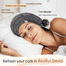 YANIBEST Slouchy Beanie Hat Satin Lined Sleep Cap Chemo Headwear Caps Black — 2