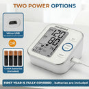 Paramed Blood Pressure Monitor - Bp Machine - Automatic Upper Arm Blood Pressure Cuff 8.7-16.5 inches - Large LCD Display 120 Sets Memory - Device Bag & Batteries Included — 6