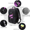 SHRRADOO Large Travel Laptop Backpack for Women, Work College Backpacks | Purple | Travel Backpacks — 3