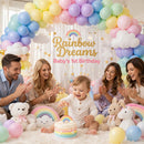 Pastel Balloons 100 Pack, Latex Rainbow Balloon, 12 Inch Round Helium Multicolor Macaron Balloons for Easter Birthday Wedding Baby Shower Bridal Wedding Party Decorations — 3