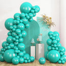 RUBFAC 135pcs Teal Blue Balloons Different Sizes 18 12 10 5 Inch Turquoise Teal Latex Balloon Garland Arch for Birthday Wedding Engagements Anniversary Baby Shower Party Decoration — 1
