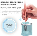 Aogwat Pencil Sharpener Electric Pencil Sharpener for Kids, Blade to Fast Sharpen, Suitable for No.2/School/Classroom/Office/Home (Blue) | Bule — 5