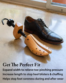 FootFitter Professional 2-Way Shoe Stretcher, Length & Width Expander — 2