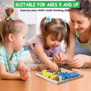 Wooden Shut The Box Game - Classic Dice & Puzzle Game for Families and Parties - Ideal Educational to Boost Math Skills — 5