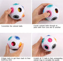 Coogam Rainbow Puzzle Ball Pack with Pouch Color-Matching Game Toy Stress Reliever Magic Ball Brain Teaser for Kids and Adults, Children, Boy, Girl Holiday Set of 2 — 3