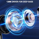 Wireless Earbuds, Bluetooth 5.4 Ear Buds LED Power Display Headphones Bass Stereo, Bluetooth Earbuds in-Ear Noise Cancelling Mic, 40H Playback Mini Case IP7 Waterproof Sports Earphones for Android iOS photo 4