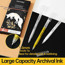 Fhyhej 6 Pack Gold Silver White Gel Pens, 1mm Fine Point for Black Paper | Multicolor | 1.0 mm — 3