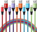 iPhone Charger 10FT 5Pack Apple MFi Certified Lightning Cable Fast Charging Nylon Braided USB-A to Lightning Compatible with iPhone 14/13 mini/14/13/12/11 Pro MAX/XR/XS/8/7/Plus/6S/SE/iPad 1