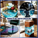 GRLELOU Deep Pour Epoxy Resin 27oz - 2:1 Crystal Clear Deep Pour Epoxy for 2-4 Inch Depth, No Yellowing & High… — 7