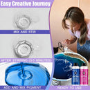 Teexpert Epoxy Resin Kit for Beginners, Resin Kit with Coaster Molds, Silicone Molds Kit, Pigments, Crystal Clear… — 3