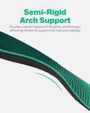 WalkHero Plantar Fasciitis Relief Insoles, High Arch Support Shoe Inserts - Green — 4