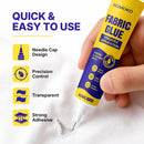 Komoko Fabric Glue Permanent (2.02 Fl Oz), Fabric Glue for Clothing, Patches, Denim, Polyester, Fabrics, Doll… — 3