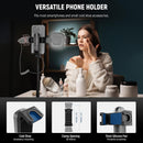 NEEWER Selfie Stick with Detachable Bluetooth Remote Shutter, Lightweight Foldable Travel Tripod for iPhone for YouTube/TikTok Vlogs Live Streaming Photography, Black, P15 photo 5