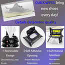 mygezi 2 Pack 60 Pcs Shoe Sneaker Wipes Cleaner Quick Wipes Disposable Travel Portable Removes Dirt, Stains — 4