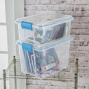 Sterilite Gasket Storage Box with Lids for Home & Office, 20 Quart, 6-Pack. — 5