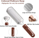 2 Pack Pedicure Kit, Foot File Callus Remover, Heel Scraper for Feet — 2