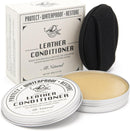SALTY FISH All-Natural Leather Conditioner and Cleaner,Made with Mink Oil Beeswax,Protect Soften Waterproof Leather Furniture,Car Seats,Shoes,Boots,Bags (3.53 Oz with Sponge) — 1