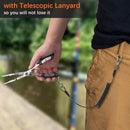 Needle Nose Pliers Fishing,Hook Remover Fishing Pliers | black — 5