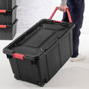 Sterilite Industrial Storage Tote w/Wheels for Garage, 40 Gallon, 4-Pack — 4
