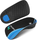 3/4 High Arch Support Insoles for Flat Feet Plantar Fasciitis, Men Women - S (Men 5-6, Women 6-7) — 1