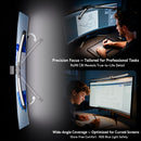 Quntis Curved Monitor Light Bar 15 RGB Backlight for 34"+ Screens, Computer Bar Lights Foldable Dual Light with… — 3