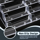 xydstay Acrylic 4-Tier Business Card Holder for Desk with 8 Pockets — 4
