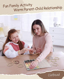 ClaBead Bracelet Making Kit 3200Pcs, Clay Beads Bracelet Kit with Gold Beads and Sliver Beads (Earth Tone) — 5