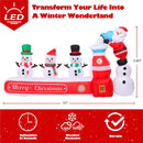 Vigdur 7FT Christmas Inflatables Outdoor Decor,Santa Claus Maker Snowman — 3