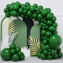RUBFAC 87pcs Dark Green Balloons Different Sizes 18 12 10 5 Inch for Garland Arch, Green Latex Balloons for Birthday Party Baby Shower Wedding Halloween Christmas Party Decoration — 1