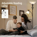 GyroVu Torchiere Floor Lamp for Living Room, LED Standing Reading Light — 5