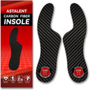 Carbon Fiber Insole 1 Pair, Foot Support Rigid Shoe Insert for Turf Toe,Hallux Rigidus, Hallux Limitus, Broken Big Toe and Arthritis - Black-1 1 Pair (Left + Right) — 1