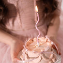 PHD CAKE 24-Count Pearl Pink Spiral Long Thin Birthday Candles, Cake Candles, Birthday Parties, Wedding Decorations, Party Candles — 5