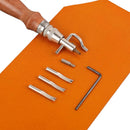 citian 7pcs Pro Adjustable Leather Stitching Groover, Leather Edge Bevelers, DIY Leathercraft Working Tools, Sew Crease Leather Carving Cutting Edging Tools, Leather Grooving Tool — 1