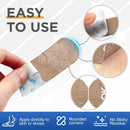 OK TAPE Blister Prevention Tape, 40 Pcs, Moleskin for Blisters, Shoes | Brown — 3