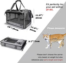 GAPZER Pet Carrier for Large Cats up to 20lbs Soft-Sided Privacy Protection — 2